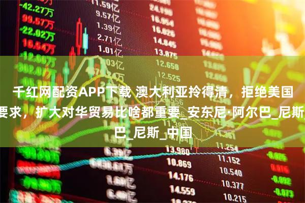 千红网配资APP下载 澳大利亚拎得清，拒绝美国无理要求，扩大对华贸易比啥都重要_安东尼·阿尔巴_尼斯_中国